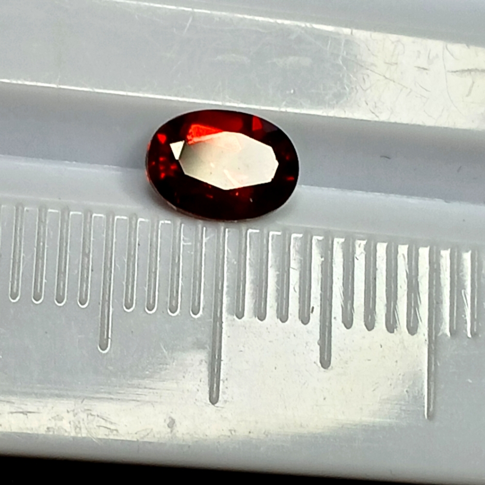 Oval Red Garnet Gemstone 7x5mm